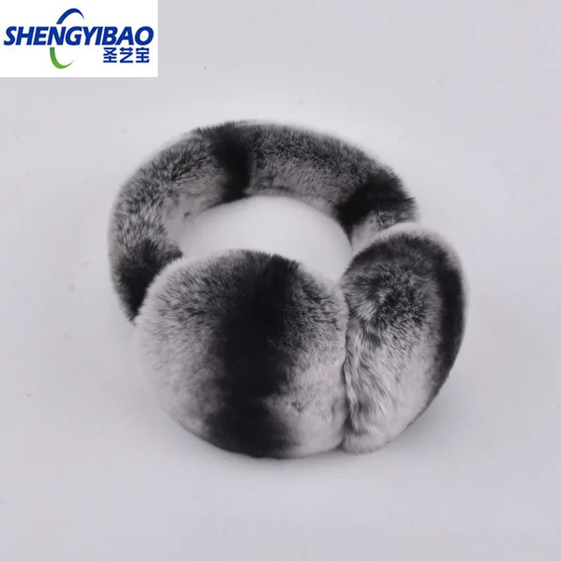 

Women's Winter Warm Whole Skin Rex Rabbit Fur Ear Muffs Fur Ear Muffs Winter Warm Ear Muffs Women's Ear Bags