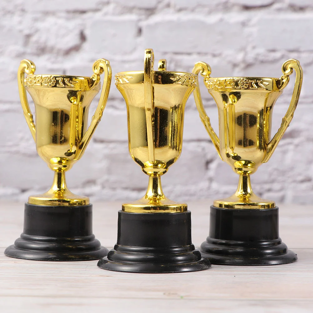 

Trophy Trophies Award Kids Cup Mini Plastic Reward Cups Awards Prize Gold Winner Party Soccer Model Medals Trophys Toy Sports