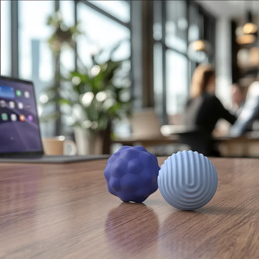 Yoga Fitness Massage Balls Silicone Magnetic Balls Soft Silicone Magnets Balls Extra-Large 2PCS Massage Balls