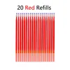 20 Pcs Red refill
