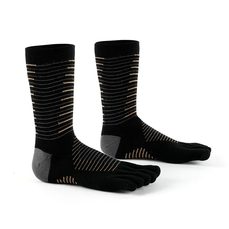 MEIKAN Men's Five-finger Coolmax Sports Socks Quick-drying Outdoor Compression Socks for Cycling Running Leisure Sports compression socks running socks basketball socks hiking socks men ankle socks