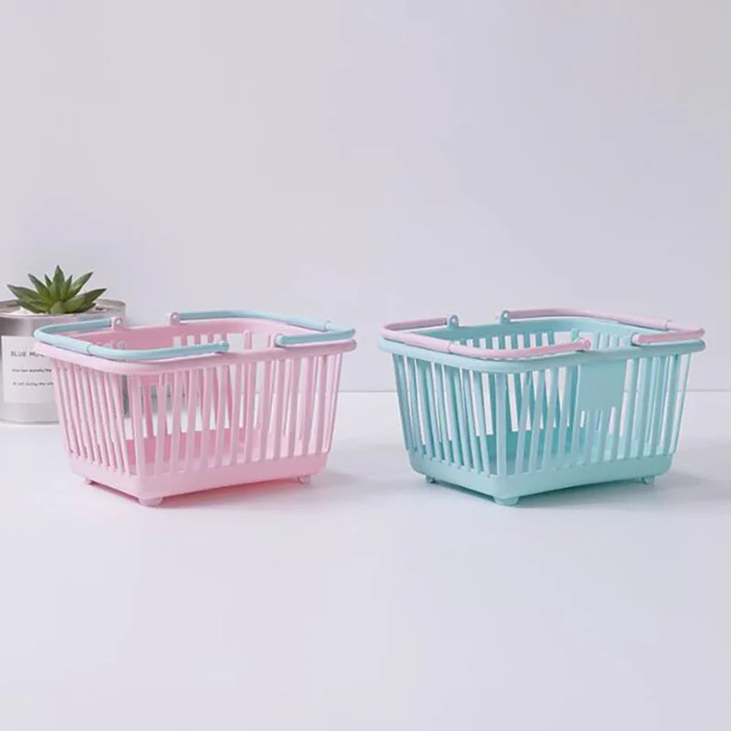 Home Bath Baskets Multifunctional Portable Bathroom Shower Storage Basket Kitchen Fruit Vegetable Basket Household Storage Tools