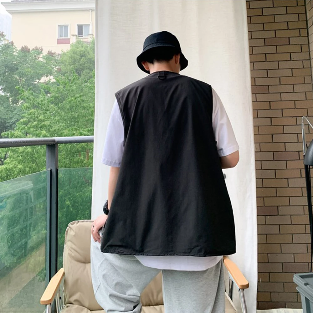 Description Picture 6 of itemFashionable Mens Jackets Waistcoat Comfortable Indoor Multi Pocket M~2XL Office Outdoor Sleeveless Solid Color Vest