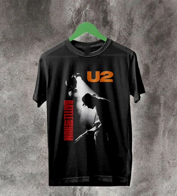 U2 Rattle And Hum T Shirt Black Size S M L 234XL Short Sleeve ZC1096 -  AliExpress