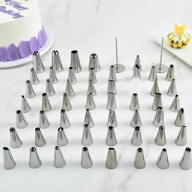Box Piping Tip Kit Russian Piping Tips Set Cake Decorating Tools