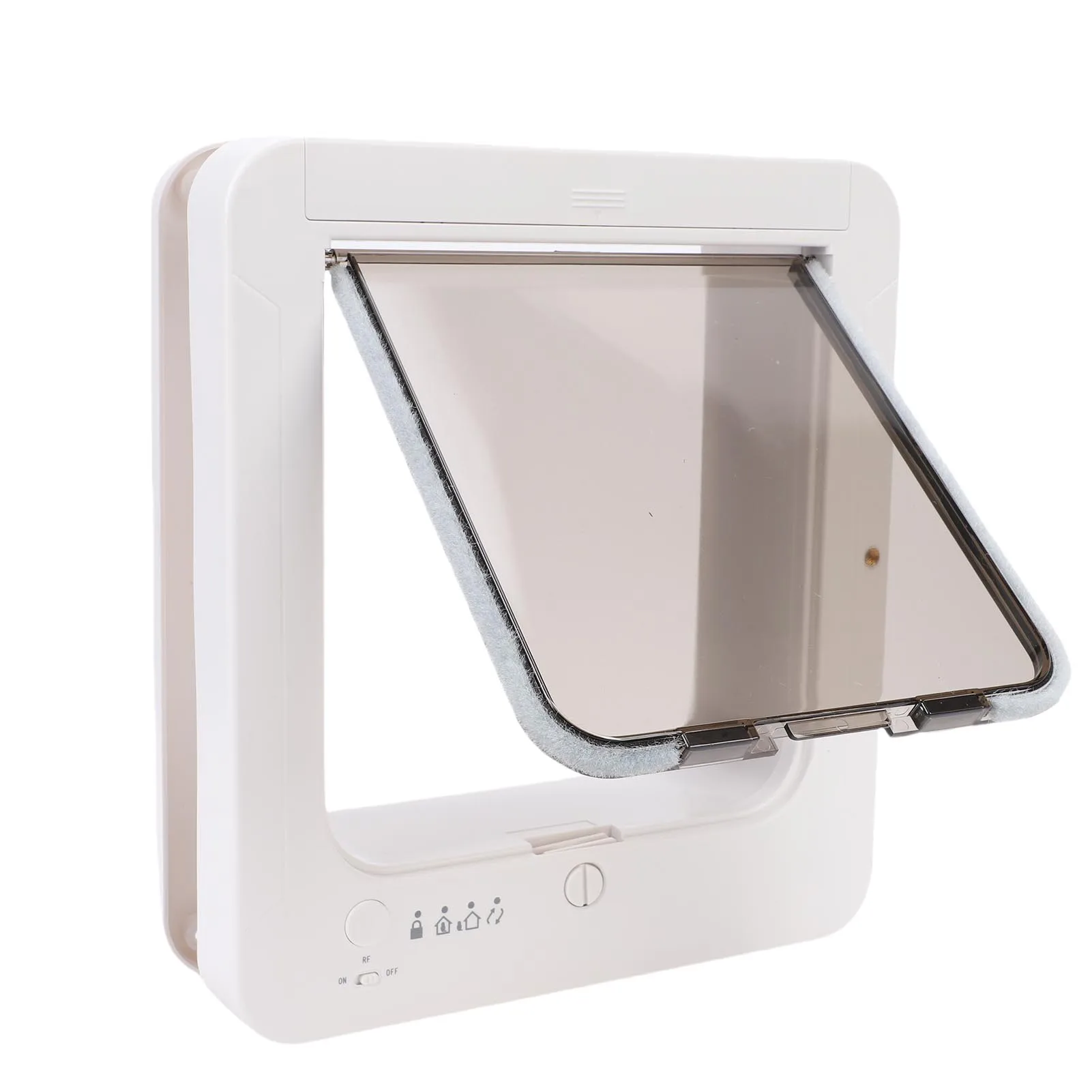 Smart Cat Door Automatic Sensing with Collar Activated Easy Installation Pet Door for Home Automatic Cat Door