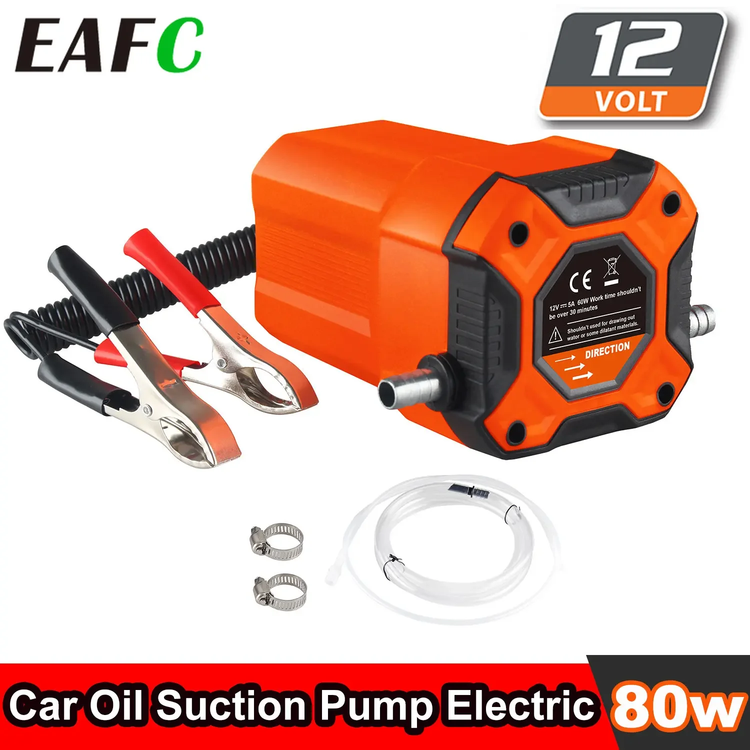 12V60WCarOilSuctionPumpElectricFuelerCrudeOilFluidTransfer