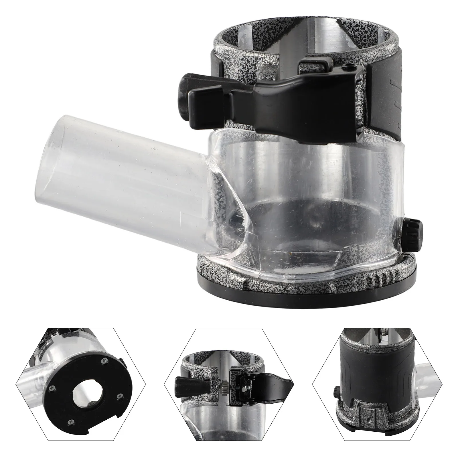 Router Base Dust Cover Wood Milling Cutter Base Trimming Machine Milling Stand Electric Trimmer Base For Woodworking Trimming 5