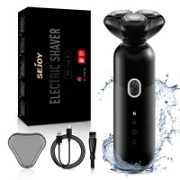 Electric Rotary Shavers for men 5W Cordless Razor Rechargeable Hair Trimmer 4D Floating Blade Washable Rotary Shaving Machine 1