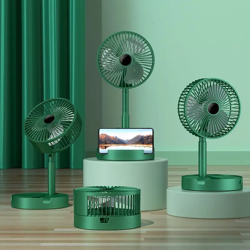 

Telescopic Folding Fan Portable Outdoor Camping Fan Electric Fan USB Rechargeable Mini Fan Low Noise Foldable Mini Fan Home