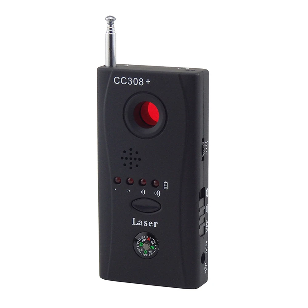 CC308 + cámara de detección de señal de onda de Radio de rango completo WiFi RF GSM dispositivo Tracer escaneo de rango completo lente de cámara inalámbrica detector de señal