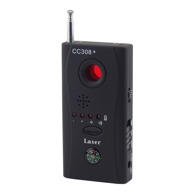 CC308 + 무선 파 신호 감지 카메라 전체 범위 WiFi RF GSM 장치 추적기 전체 범위 스캔, 무선 카메라 렌즈 신호 감지