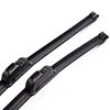 For Chevrolet Cruze Hatchback J300  2008-2014 Car Windshield Wiper U-type Soft Rubber Frameless Bracketless Car Wipers 24"+18" 4