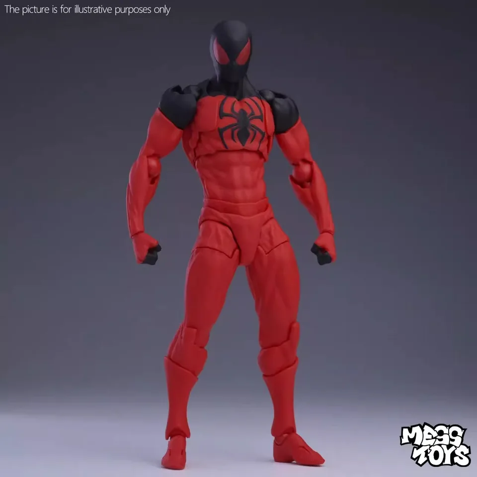 在庫あり メストイズ スパイダーマン フィギュア ブラック レッド