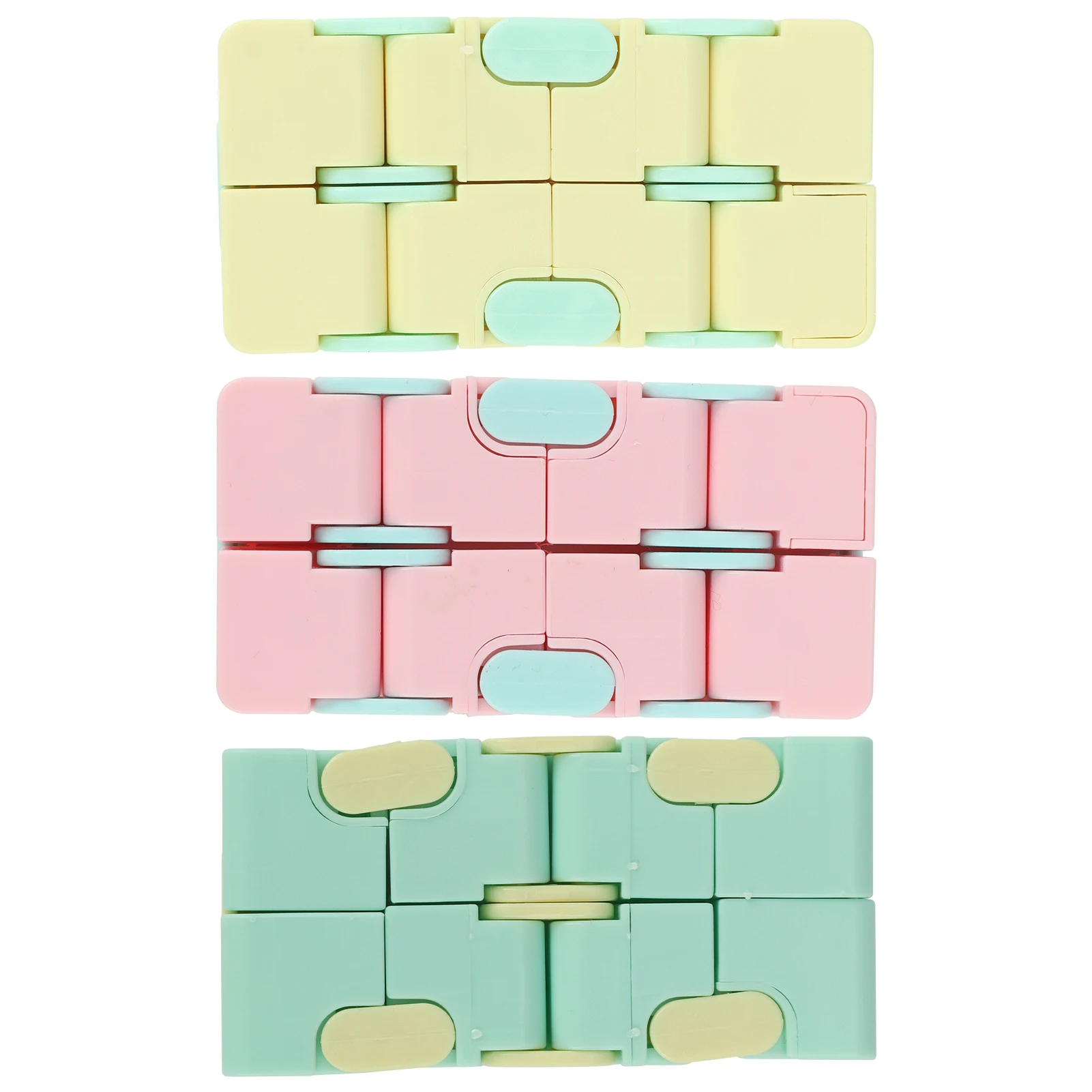 3PCS Plastic Infinite Cube Matte Decompression  for Adults Children  Household Playing Cube Puzzle  Children Gaming