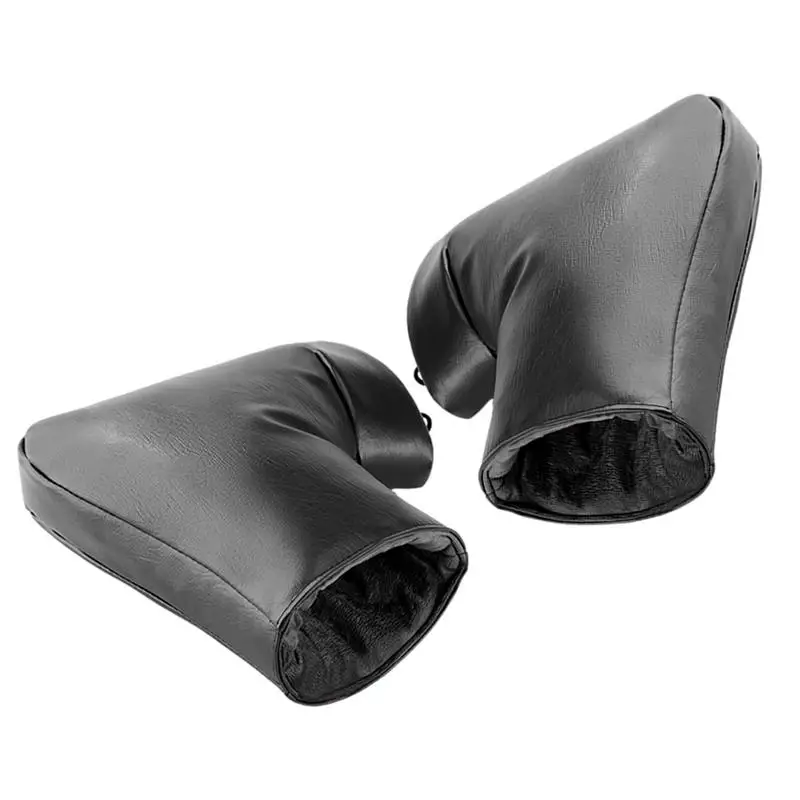 

Handlebar Muffs Gloves Winter Handlebar Mittens Universal PU Leather Windproof Motorcycle Gloves For Autumn And Winter Season