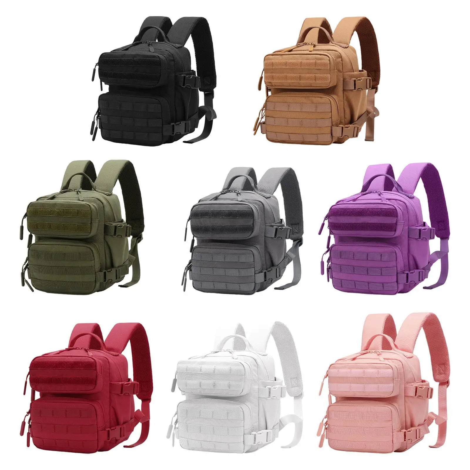Camping Backpack Backpack Adjustable Shoulder Strap Multipurpose 9L Hiking Rucksack Travel Backpack for Hiking, Travel 2