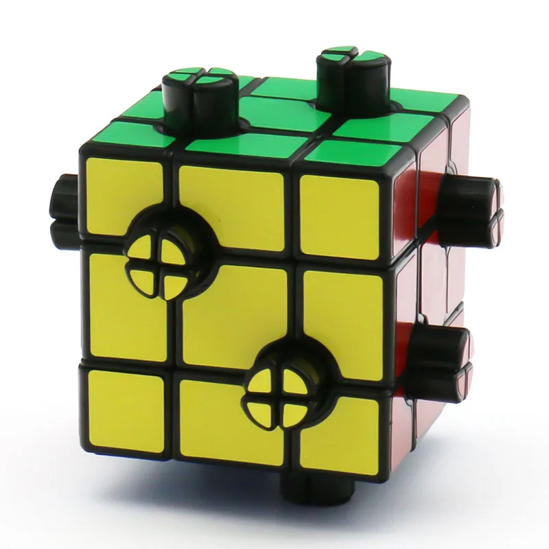 Calvin's Puzzle 3x3x3 Magic Cube Button Cube 3x3 Special-shaped Ring Magic Magic Puzzle Toy Cube Puzzle 3x3 Cube  Toys for Kids 2