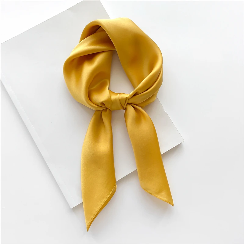 Summer Women Silk Scarf Square Shawl And Wrap Lady Hair Neck Scarves