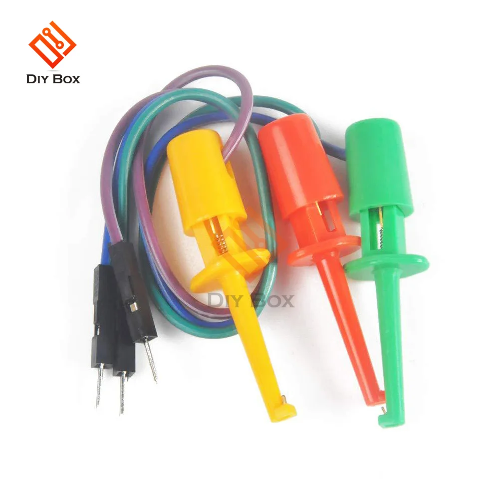 Test Hook Male Head DuPont Line Transistor Tester For Electrical Work Type Clip Instrumentation electrician tools