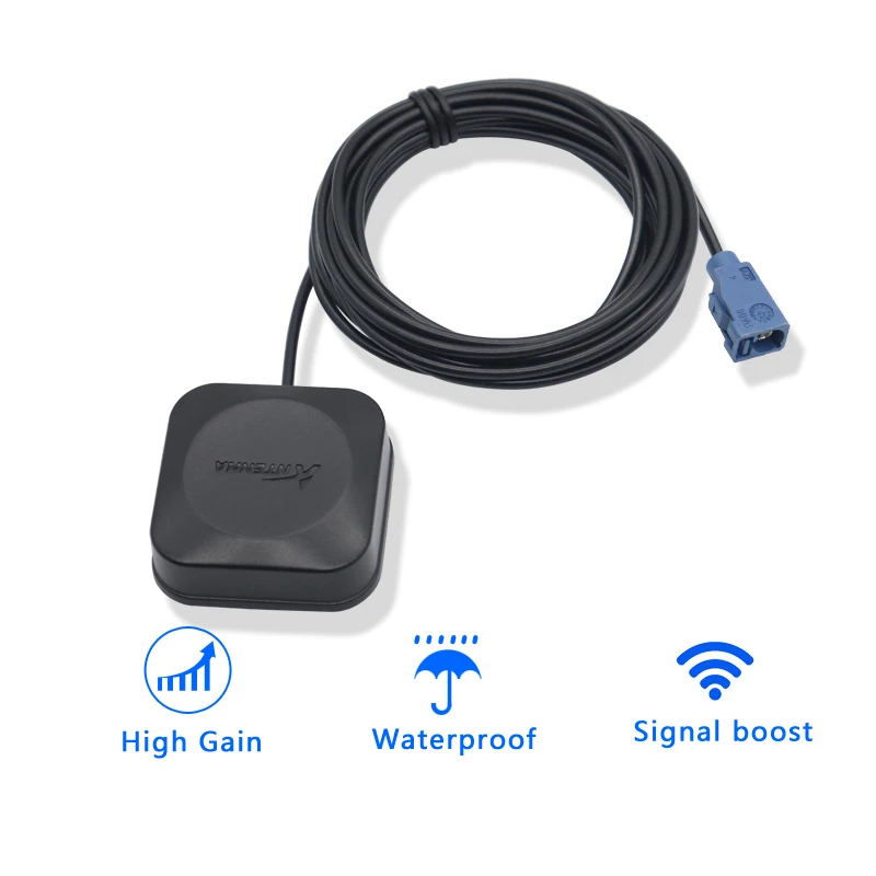 액티브 GPS 안테나 포함 자동차 대시 캠, 트럭, SUV DVR 녹음기, 트래커 리시버, Fakra-C, SMA 수, 1560 MHz