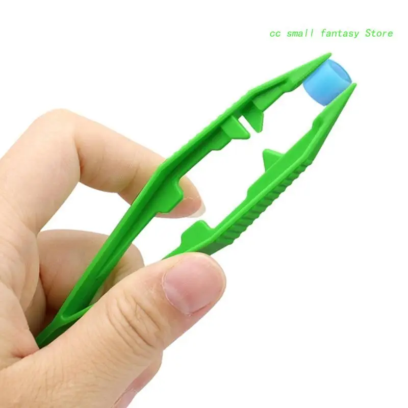 Kids Clip Beads Toy 5Pieces Children DIY Toy Durable Kids Plastic Clip Beads Tweezers Toy Kids Craft