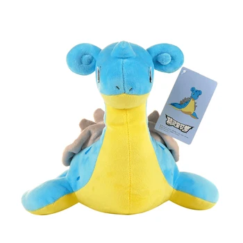 Kawaii Pokemon Lapras Stuffed Toys Cartoon Cute Water Sprit Plush Dolls Throw Pillow Birthday Gift  For Kids Friends Boys 6