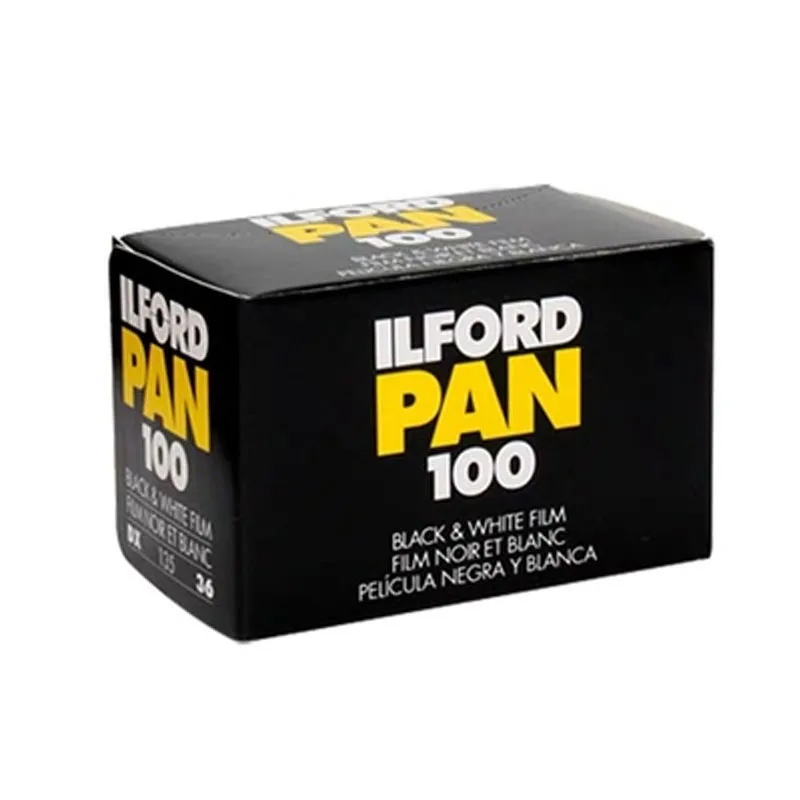 Original ILFORD PAN 100 Black And White Film 36 Exposure/Roll High-Quality 1/3/5/10 Rolls For 135mm Film Camera 35mm Camera
