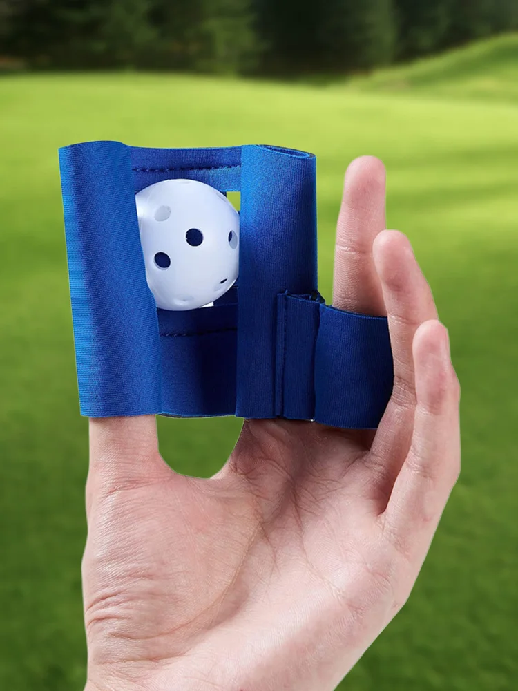 Baseball Training Equipment Two Finger Web Glove Catcher Golf-Sized Practice Balls Web Glove for Kids Teens and Adults