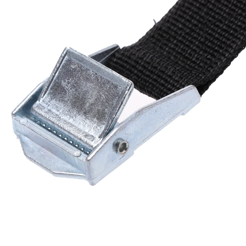 Tie Down Strap Strong Ratchet Belt Luggage Bag Cargo Lashing With Metal Buckle