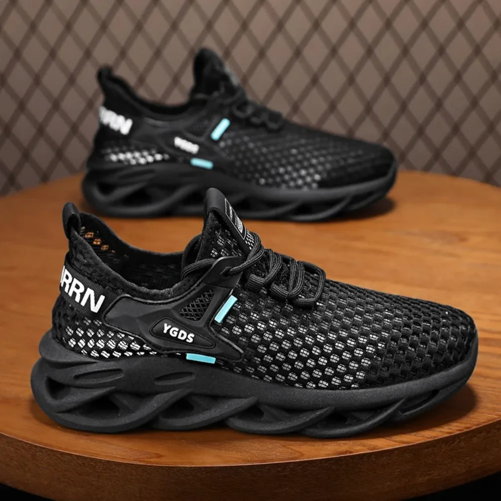 أحذية رياضية شبكية صيفية للرجال - قابلة للتنفس للج...