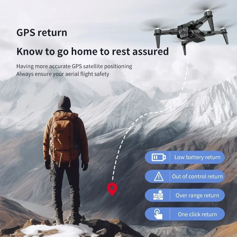 Drone quadcopter XIAOMI MIjia S196 8K HD Camera 5G Brushless Obstacle Avoidance Photography Optical Flow Foldable