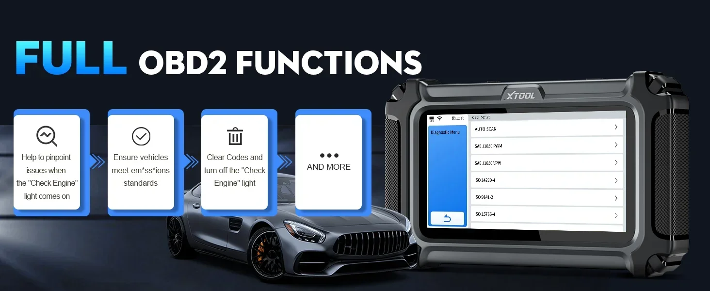 XTOOL D6 Allsystem-Scanner Vollständiges OBD2-Kfz-Diagnosegerät mit 15 Resets FCA CAN FD Auto VIN Live-Daten Lebenslange Kostenlose Updates – Detail 6