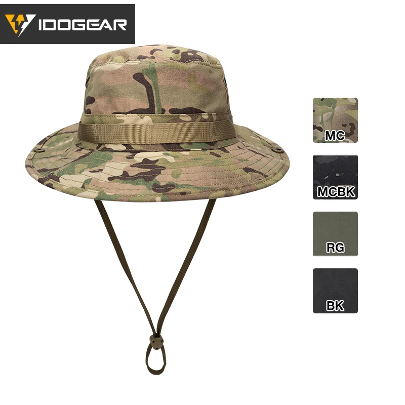 IDOGEAR Tactical Boinne Hat MOLLE Durable Commander Cap Adjustable 3620