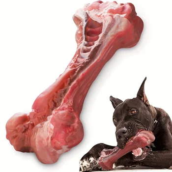 Durable dog chew toys for powerful chewing dogs, sturdy, non-toxic natural rubber toys for cleaning canine teeth 2