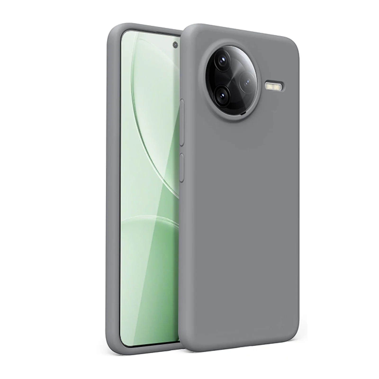 Liquid Silicone Shockproof Case with Microfiber Lining - Smooth, Slim, and Colorful Cover