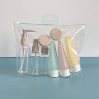 Travel Bottles Set With Storage Bag Travel Size Empty Liquid Cream Lotion Containers Fine Mist Spray Bottle Squeeze Tubes