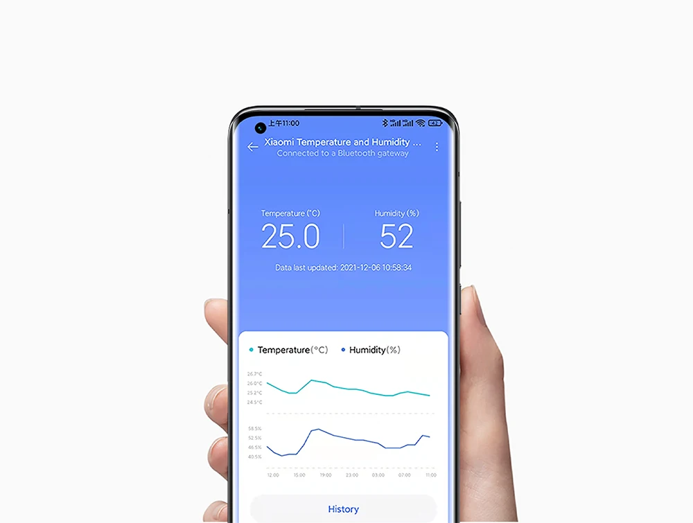 Xiaomi temperature and humidity monitor clock. Xiaomi temperature and humidity monitor clock