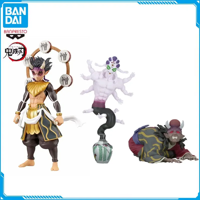 

Original BANDAI Demon Slayer Zohakuten Gyokko Hantengu PVC Anime Figure Action Figures Complete Collectible Model Gift for Boys