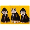 Halloween Dog Costume Magic Academy Cosplay Clothes Pet Cape Cat Decoration Halloween Cloak College Cloak Costume for pets 6