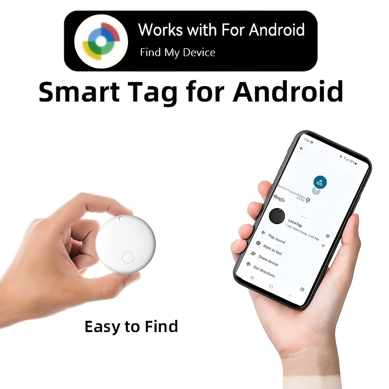 안드로이드용 트래커, 실시간 위치 추적 기능이 있는 차량용 GPS 트래커, 구글 '내 기기 찾기' 앱과 호환되는 물건 찾기