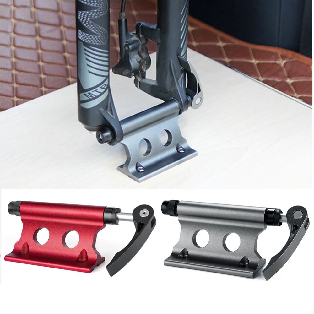 Bicycle Quick Release Carrier Fixing Clamp Front Fork Block Mount Stand