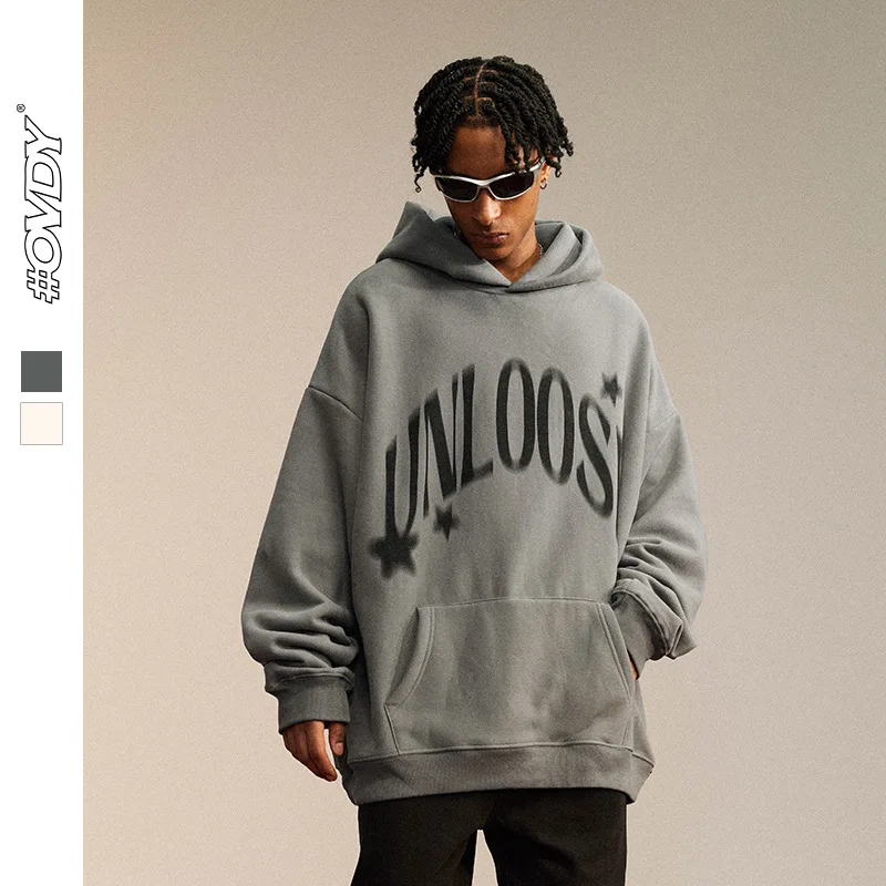 Autumn/Winter 2022 New Fashion Arrivals Alphabet Hoodie Dark Hip Hop Trend  Loose Plush SweaterSweatshirts HipHop Street Style - AliExpress