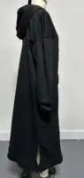 Plus size European and American cross-border spring and autumn new fashion loose casual long sleeve hooded sweatshirt dress - Image 5