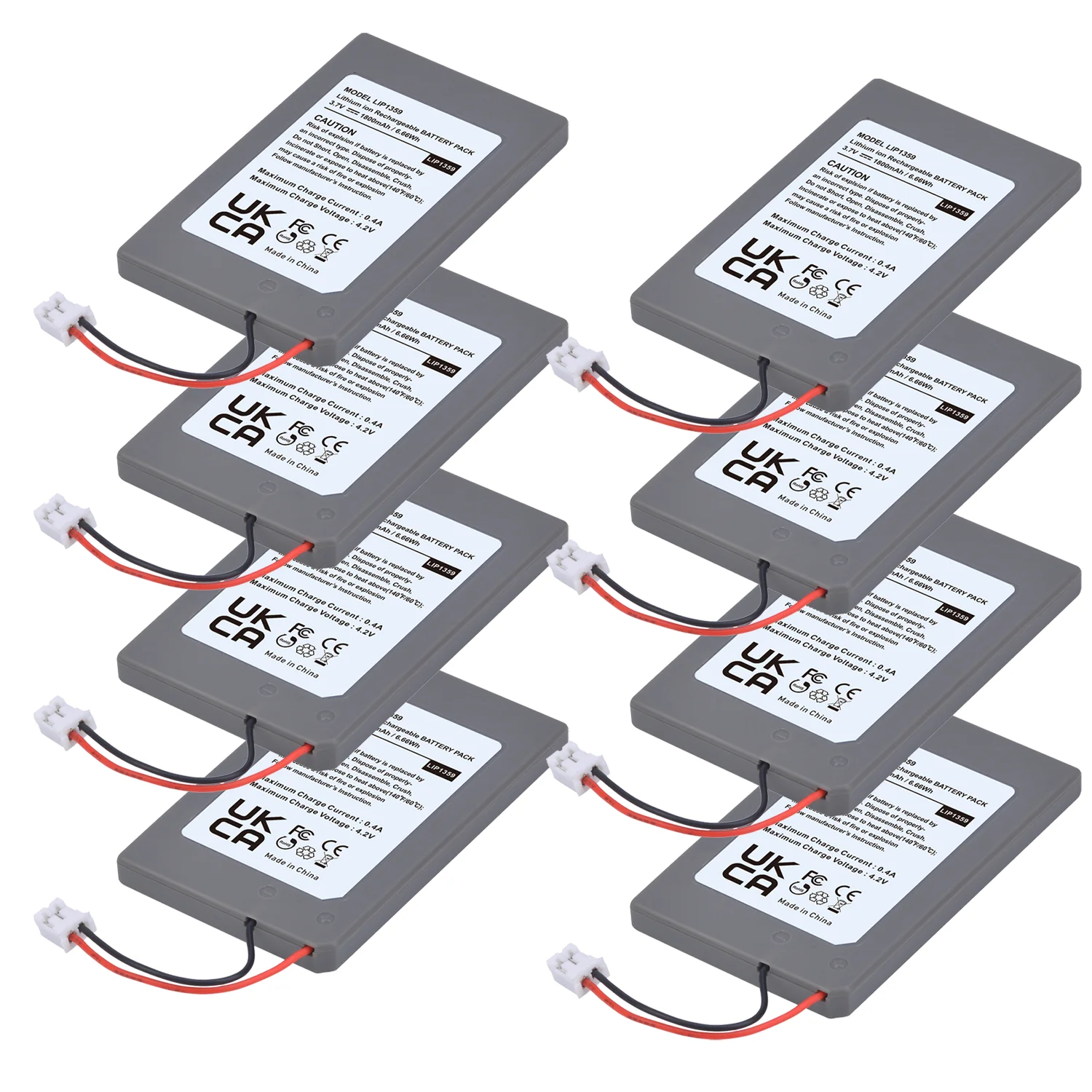 High-Capacity 1800mAh Replacement Battery for Playstation 3 Controllers