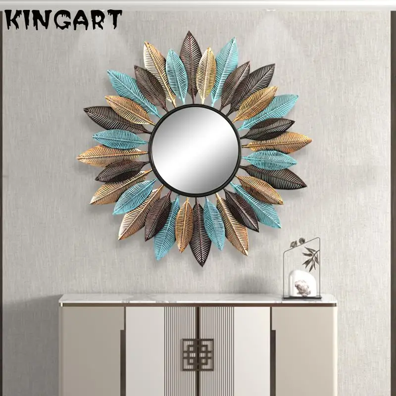 

Big Round Wall Mirror Dining And Living Room Sofa Wall Decorative Mirrors Home Wall Hanging Table Mirror Wall Decor Mirror K492