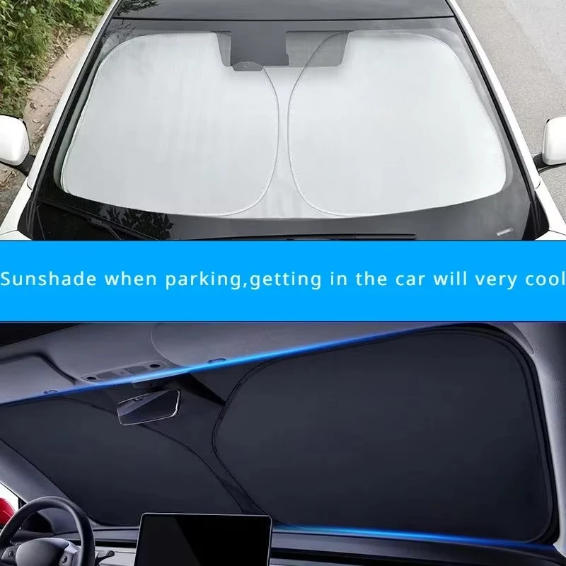 80x145cm Car Front Window Sunshade Shield Folding Windshield UV Block Cover For All Car Auto Accessories