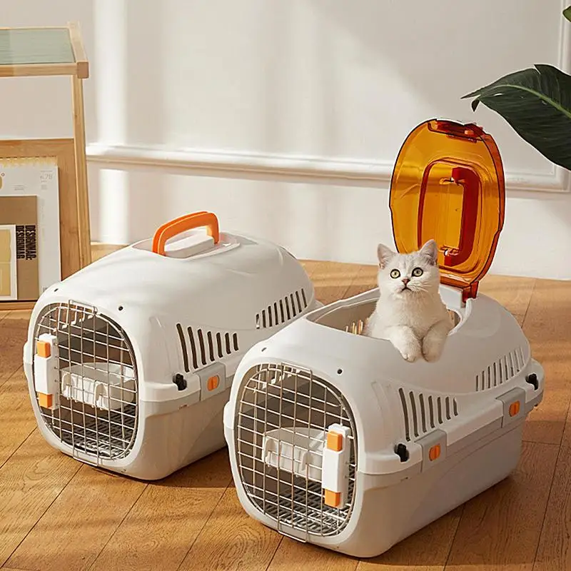 

Pet Air Transport Box Dog Travel Bag Washable Cat Carrier Detachable Sunroof Carrying Box Portable Pet Cage For Outdoor