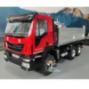 Toy 1/14 6x6 Hydraulic RC Metal Dump Truck Remote Control Tipper Dumper Cars Model 2-speed Gearbox Light Sound Systems TH23356 2
