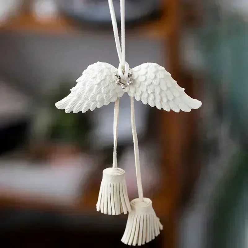 Angel Wing Silicone Mold DIY Craft Cake Mold Baking Tools Feather Fashion Pendant Aromatherapy Gypsum Resin Home Decor silicone mold